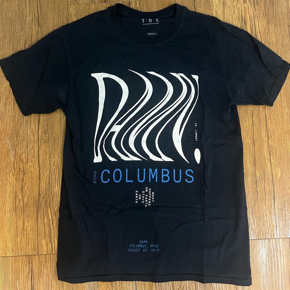 tde. Kendrick Lamar DAMN tour Graphic T-Shirt